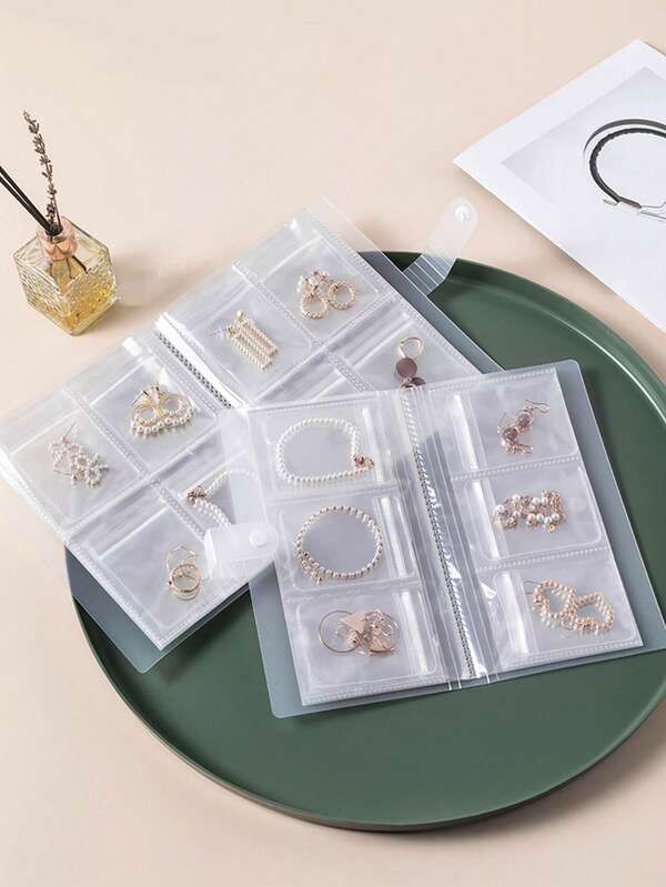 1pc Jewelry Storage Box, Anti-Oxidation Earrings, Rings, Necklaces, Dust-Proof Organizer Bag