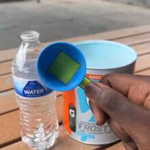 二合一蛋白粉量勺，蓝绿色，滑动式设计，防滴漏，也可用于咖啡和营养补充剂 - 彩色 - 查看 7