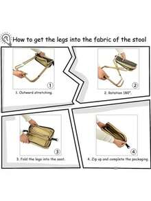 Ghế đẩu cắm trại gấp gọn, siêu nhẹ, di động, ghế gấp và ghế đẩu du lịch ba lô nhỏ gọn. Khung bền chắc, lắp đặt nhanh chóng và dây đeo vai có thể điều chỉnh. Hoàn hảo cho các hoạt động ngoài trời như cắm trại, câu cá, dã ngoại, du lịch ba lô, đi bộ đường dài, leo núi, làm vườn và các hoạt động bãi biển. Thiết kế nhỏ gọn giúp dễ dàng mang theo. Ghế đẩu du lịch | Ghế đẩu nhỏ gọn | Chắc chắn và bền bỉ, hoàn hảo cho các thiết bị cắm trại - Nhiều màu - Xem 5