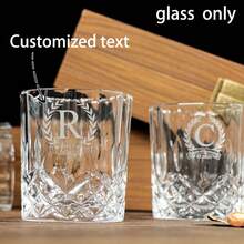 Tylko jedna szklanka, 1 sztuka spersonalizowanej szklanki do whisky, mała szklanka 220 ml, grawerowana szklanka do whisky, prezent na Dzień Ojca, prezent dla Pana Młodego, prezent na rocznicę, ślub i Walentynki, prezent dla miłośników whisky