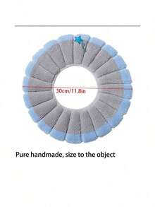 1PC Soft Knit Toilet Seat Covers - Elastic, Warm, And Comfortable Bathroom Accessories In Pink, Gray, Blue, Teal, And Light Blue Stripes, Made Of Ultra-Soft Microfiber For Enhanced Hygiene And Style, Bathroom Comfort Accessories Snug Fit Covers Soft Knit Texture, Restroom Decor And Accessories, Bathroom Comfort Accessories, Tightly Fitting Lid, Soft Knitted Texture, Bathroom Decoration And Accessories
