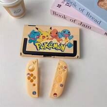 pokemon Cartoon Pikachu For Switch Case Shell Protective Split Housing Box For Switch OLED / Switch / Switch 2 Console TPU
