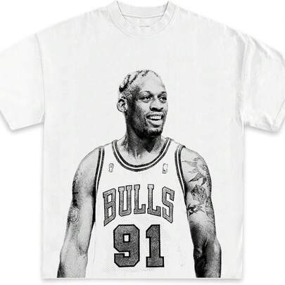 Rodman 91 Jersey Wh…