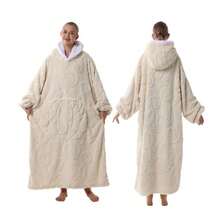 南瓜口袋连帽毯 - 男女通用超大号连帽毯，舒适保暖，柔软涤纶编织毯，适合成人，仅限手洗，水果主题，圣诞节、情人节、母亲节、父亲节礼物