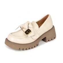 Women Loafers Shoes - Trắng - Horsebit - Xem 7