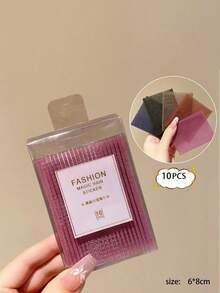 10pcs Self-Adhesive Hair Styling Stickers, Painless Magic Tape Hair Accessories - Multicolor - View 13