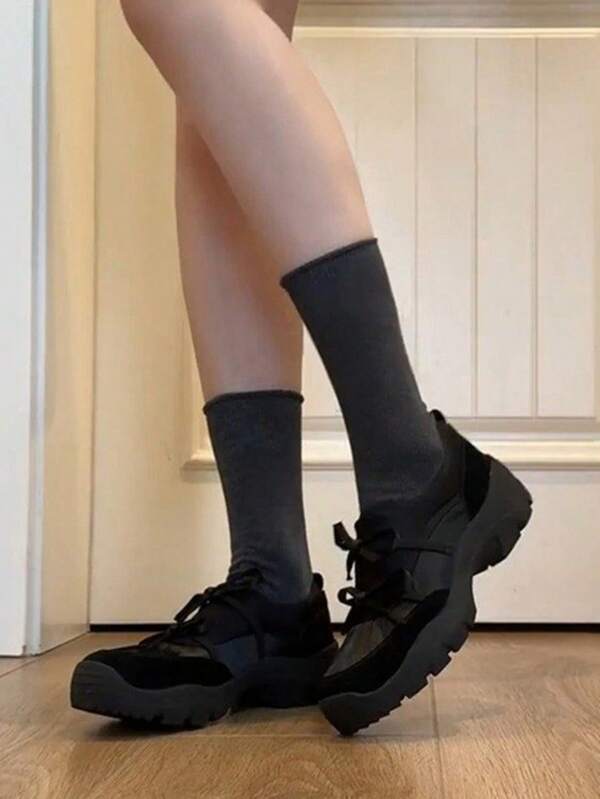 2025新款女士功能性芭蕾运动鞋，厚底玛丽珍鞋，乐福鞋