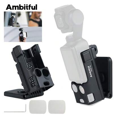  Ambitful DPMM-01 Magnetic Adapter Base For D JI Osmo Pocket 3 Camera Expansion Bracket Desktop Mount Base For Vlgo Video Shooting