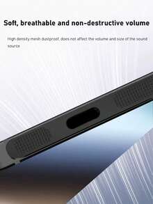 10pcs Ultra-Thin Self-Adhesive Metal Dust-Proof Speaker Mesh Protector Film Compatible With IPhone 17/17 Air/17 Pro/17 Pro Max/16/16 Pro/16 Pro Max/15/14/13, Protect Earpiece And Charging Port, Ensure Sound Quality, Easy Installation, Prevent Dust Entry Gifts For Mother, Family, Friends, Kids, Birthday, Holiday Phone Accessories Phone Charm - Black - View 6