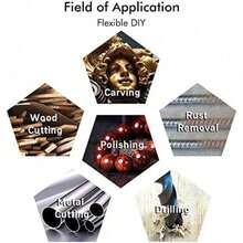 USB Interface Electric Polishing And Engraving Pen, 3 Speed Settings, Portable Rotary Polishing, Drilling, Grinding, And Engraving Tool. - default - View 6