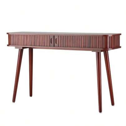 Console Table Hallway Drawer Entryway Desk Display Shelf Wooden Leg