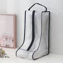 Dust-Proof Shoes Storage Bag With Handle - Durable Polyester Material, Suitable For Boots And Outdoor Casual Shoes.