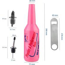 Flair Bottle Decorative Bottles - 25oz/750ml Set Of 10 Flair Bartender Practice Performance Bottle Pink - 粉紅色10個 - 查看 2