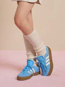 阿迪达斯 (ADIDAS) Adidas VL Court Bold 舒适多功能滑板鞋，女款 VL COURT BOLD 厚底运动休闲滑板鞋，“T-Head 鞋” - 藍色 - 查看 3