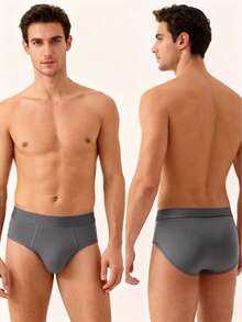 5条装男士三角裤，柔软舒适男士比基尼内裤，性感男士内裤礼盒套装，青春内裤，耐穿休闲男士日常内裤，家居服，男士礼物，节礼日，情人节，男友周年纪念礼物 - 彩色 - 查看 4