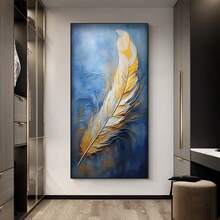 1 tấm tranh treo tường trừu tượng, áp phích, tranh treo tường phòng khách, trang trí tường (không có khung) - Nhiều màu - Xem 4