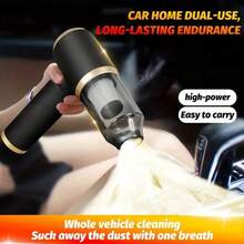 High Power Mini Portable Vacuum Cleaner, 1 Set, Cordless For Car And Home - Blow/Suction Dual Use With Super Strength, Mini Car Vacuum Cleaner, Powerful Suction Vacuum Cleaner, Portable Vacuum Cleaner, Mini Suction Blower, High Suction Cordless Vacuum Cleaner