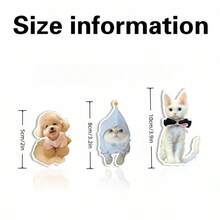 1pc Custom Fridge Magnet, Personalized With Your Pet Photo, Perfect For Christmas Gifts/Keepsakes, Suitable For Home Decor/Kitchen Ornament, Ideal For Pet Owners/Lovers/Gift Shoppers, Perfect For 2025 Christmas - Multicolor - View 3