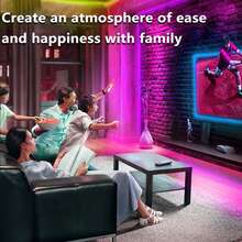 RGB Light Strip, Led Lights For Bedroom, Living Room, GameRooms, Kitchen, Dance Studios, PartyDecor, Holiday Gifts