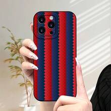 1pc Funda de Teléfono de TPU con Textura de Fútbol en Blanco y Negro para iPhone 11/12/13/14/15/16 Pro Max/Plus, Cubierta, Protección de Teléfono, Accesorios de Festival, Diseño de Fútbol, Funda Texturizada, Anti-arañazos, Funda Flexible, Accesorios de Teléfono, Funda de Teléfono, Comprador de Festival, Fanáticos del Fútbol - Mezcla de colores - Ver 8