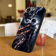 Una funda de teléfono moderna y genial con patrón de anime de dibujos animados, a prueba de golpes, cubierta protectora suave de TPU mate, adecuada como regalo de cumpleaños o festivo para hombres y mujeres, compatible con iPhone 16, 15, 14, 13, 12, 11, XS, XR, X, 7, 8, Mini, Plus, Pro, Max, SE. - Mezcla de colores - Ver 7