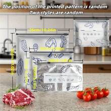30pcs Aluminum Foil Refrigerator Storage Bags Reusable Perfect For Kitchen Organization In The Refrigerator Or Freezer 3 Size Zipper Fresh-Keeping Bags For Fruits Vegetables Meat Grains Nuts Snacks Food Preservation Sealing Bags Kitchen Accessories