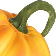 Adornos De Calabaza para DecoraciN De Halloween Calabazas Artificiales De Resina Naranjas Adornos De AcciN De Gracias 19X14Cm Accesorios De Falsas - 23x15 centímetros - Ver 9