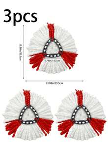 1/3 đầu lau xoay thay thế, phù hợp với cây lau nhà xoay, đầu lau có thể giặt và bền, sử dụng được cả khô và ướt, đầu lau bụi, dễ vệ sinh, dụng cụ vệ sinh, phụ kiện vệ sinh - Nhiều màu - Xem 14