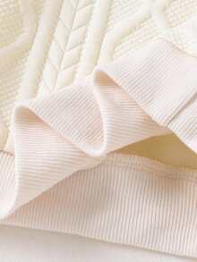 2pcs Baby Girls Casual Fashion Cute Bow Decor Long Sleeve Striped Splice Top And Flare Pants Set, Baby Girl Clothes, Autumn/Winter