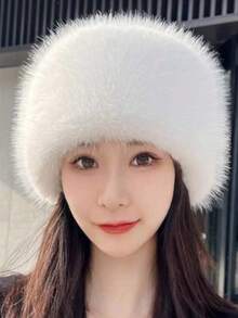 人造毛皮发箍，蓬松毛绒头饰，时尚百搭发饰 - 多色 - 查看 6