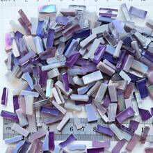 150G/5.3oz /1Pack Glass Mosaic Glass - No Cutting Required For Art Projects Suitable For DIY Crafts And Art Decoration DIY Photo Frame Turkish Lamp Mosaic Material Special Shaped Mosaic Glass - Multicolor - View 10