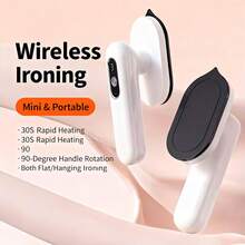 升级版便携式迷你蒸汽熨斗 - 180°旋转手持式衣物蒸汽熨斗，可折叠设计，专业服装蒸汽熨斗，可充电，方便旅行，小巧便携 | 结构坚固耐用，衣物蒸汽熨斗
