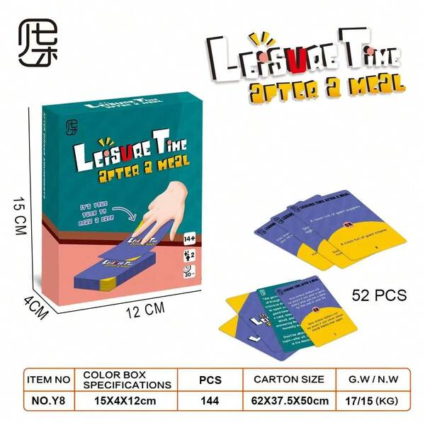 52 piezas Tiempo de ocio Barra casual, Tiempo de ocio, Cartas árabes, Juegos de cartas, Juegos de mesa, Fiesta y entretenimiento de ocio, Juegos de mesa al por mayor