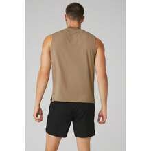 Alo Yoga Idol Performance Tank - White |  | Pilates Set - Gravel - View 2