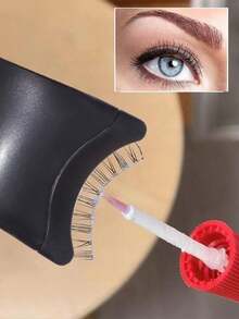 False Eyelash Applicator" "Eyelash Applicator;Convenient Beauty Tool For Effortless Application Of False Eyelashes, Adhesive, And Hair Styling. Simplify Your Beauty Routine With Ease(Black)! Lash Supplies - Black - View 3