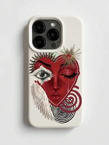 1个极简主义个性化爱心图案乳白色液体大孔镜头防震防指纹手机壳，兼容 16/16Pro/16Plus/15/15ProMax/15Pro/11/12/13/14ProMax/11Pro/11ProMax/12Pro/12ProMax/13Pro/13ProMax/14Pro/14ProMax，软壳，优雅 - 彩色 - 查看 5