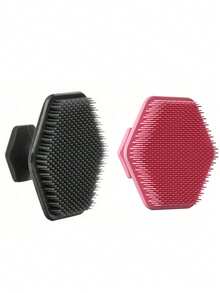 1 Stück tragbarer Silikon Gesichtsreinigungsbürste & Peeling Bürste & Bartbürste & Massagetool, weiche hypoallergene Silikon Tiefenreinigung Peeling Gesichts- & Bartmassagebürste - Geschenkset für Männer & Frauen, Ehemann Vater Weihnachten Geburtstag Pflege Set Hautpflege Routine Essentiell