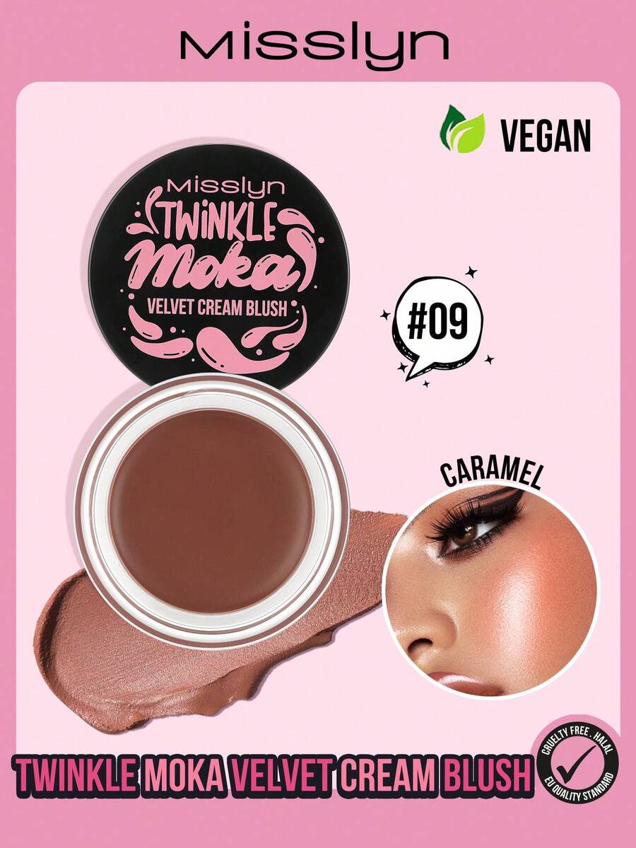 Phấn má hồng MISSLYN Shimmering Mocha Velvet, chất phấn mềm mịn như kem, dễ tán, màu sắc bền lâu, 6 tông màu, nhẹ nhàng và dễ pha trộn, lên màu chuẩn, lớp trang điểm tinh tế, thương hiệu trang điểm chuyên nghiệp, phù hợp cho phụ nữ và bé gái, sản phẩm không thể thiếu trong mùa đông, phong cách Y2K, thời trang đa năng, quà sinh nhật, quà Valentine, quà dự tiệc, quà năm mới, màu sắc đẹp nhất, không thử nghiệm trên động vật và thuần chay.