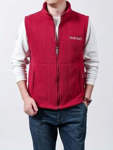 Men Vests - الأحمر - مشاهدة 9