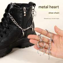 1PC Shoe Chain DIY Shoe Accessories Heel Chain Side Chain Minimalist Punk Detachable Accessories Shoe Chain