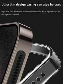 10pcs Ultra-Thin Self-Adhesive Metal Dust-Proof Speaker Mesh Protector Film Compatible With IPhone 17/17 Air/17 Pro/17 Pro Max/16/16 Pro/16 Pro Max/15/14/13, Protect Earpiece And Charging Port, Ensure Sound Quality, Easy Installation, Prevent Dust Entry Gifts For Mother, Family, Friends, Kids, Birthday, Holiday Phone Accessories Phone Charm - Black - View 7