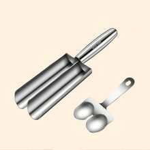 1set Stainless Steel Rice-Meat Dumplings And Deep Fried Bean Paste Maker Set - Anti Stick, Multi-Function Kitchen Tools, Perfect Shaping Crushed Beef Meatball And Rice Frozen Cake - Silver - View 9