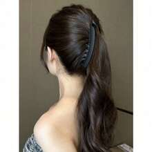 1pc Autumn/Winter Leopard Print Caramel Color Oversized Banana Hair Claw Clip, Suitable For Thick Hair, Stylish And Chic, Fit For Daily Wear, Travel, Photography Decoration Accessories Hair Clips Claw Clips Hair Claws Hair Barrettes, School Stuff - Nhiều màu - Xem 3