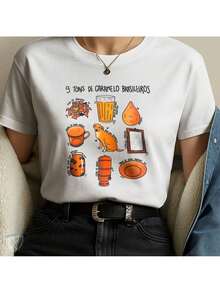 Creative Printed T-Shirt | Brazilian Culture With Exclusive Artwork | Various Colors Available - 白色 - 查看 2