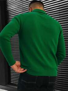 Men Sweaters - Verde bandera - View 2