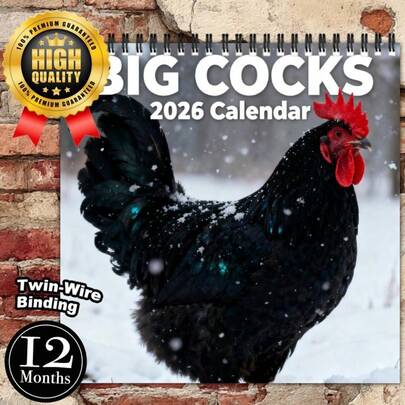 تقويم دجاجة مضحك 2026 - هدية نكتة مضحكة لعشاق الحيوانات، منظم يومي بتصميم ، مثالي للأعياد والنكات، تقويم حائط للديكور المنزلي أو المكتبي، تقويم مضحك، هدية نكتة، تصميم مرح، كتاب مجلد بحلزون