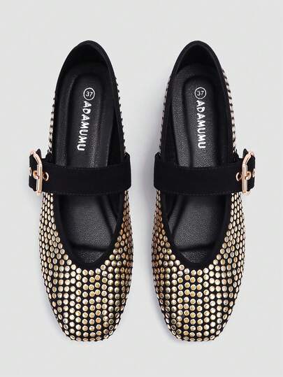 Nuevas Bailarinas de Mujer de Moda de Gama Alta, Cómodas y con Brillos, Bonitas y Apropiadas para Uso Diario, Vacaciones y Verano