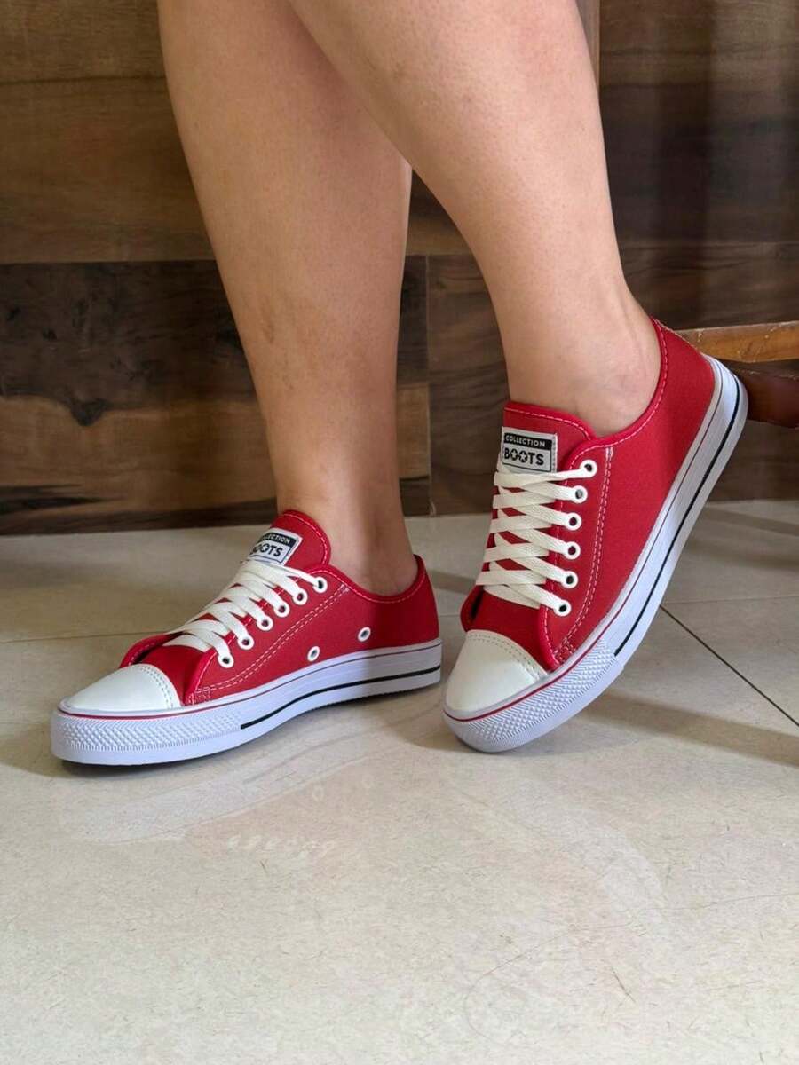 Men's And Women's Unisex Casual Sneakers, Super Comfortable - 紅色 - 查看 1