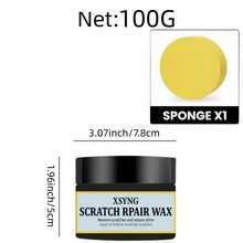 汽车划痕修复膏 - 快速简便，无需喷漆，适用于所有车辆、卡车、摩托车 - 数秒内去除划痕和旋转痕迹，即刻见效 - 简易抛光工具 - A - 查看 9
