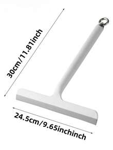 1pc Powerful Silicone Glass Squeegee, Anti-Slip Grip, Wear-Resistant And Durable, Compact And Miniature, Ergonomic Handle, Multi-Functional Glass Cleaning Tool, Suitable For Household Bathrooms And Car Glass Use, Window Cleaning Tool